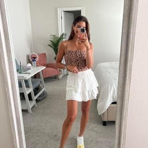 Animal print crop size small- VGUC